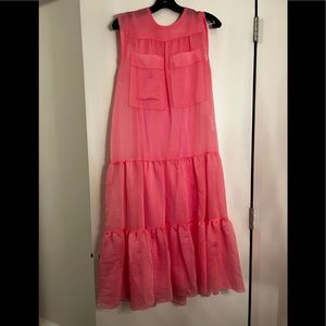 See by Chloe pink gauze dress.